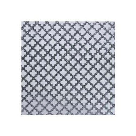 M-D M-D Aluminum Sheet, Cloverleaf, 57166, 36"L x 36"W x 1/5" Thick, Silver 57166